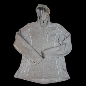 Kuhl Women's Heather Gray Hooded Utility Jacket
